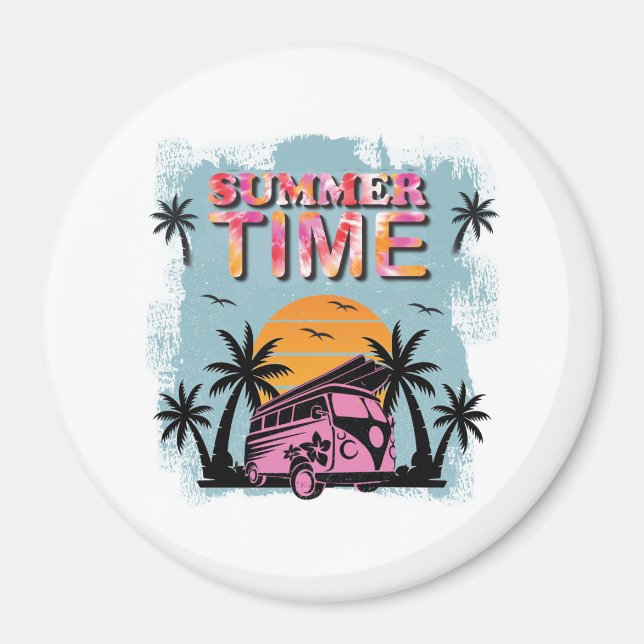 Summer Time Magnet (Front)