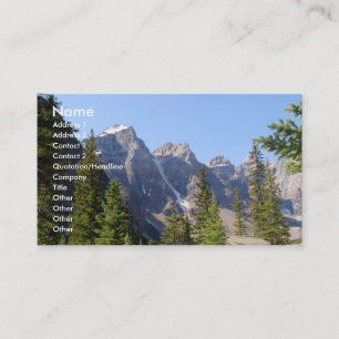 Summer Time/Mountains Business Card