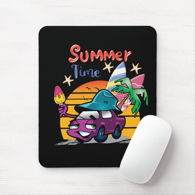Summer Time Mouse Mat (With Mouse)