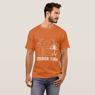 Summer time orange men T-Shirt