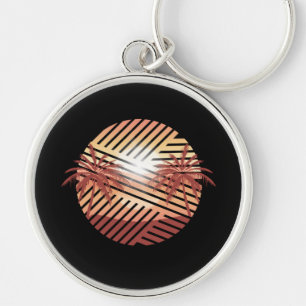 Summer Time Paradise Key Ring