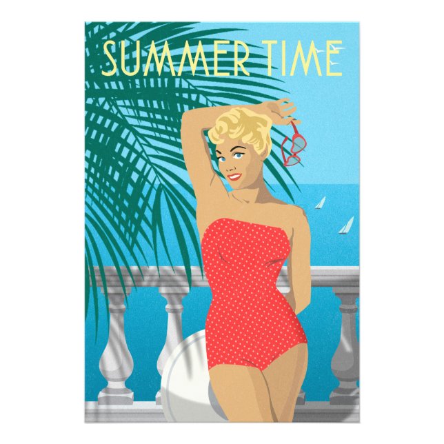 Summer time photo print (Front)