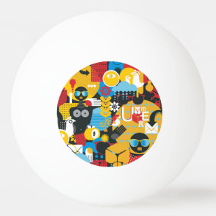 Summer time ping pong ball