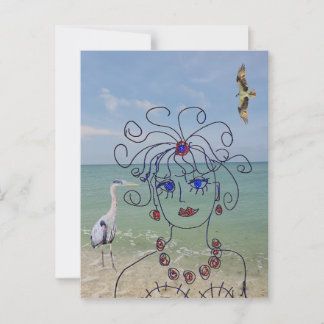 Summer time postcard