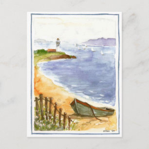 summer time postcard