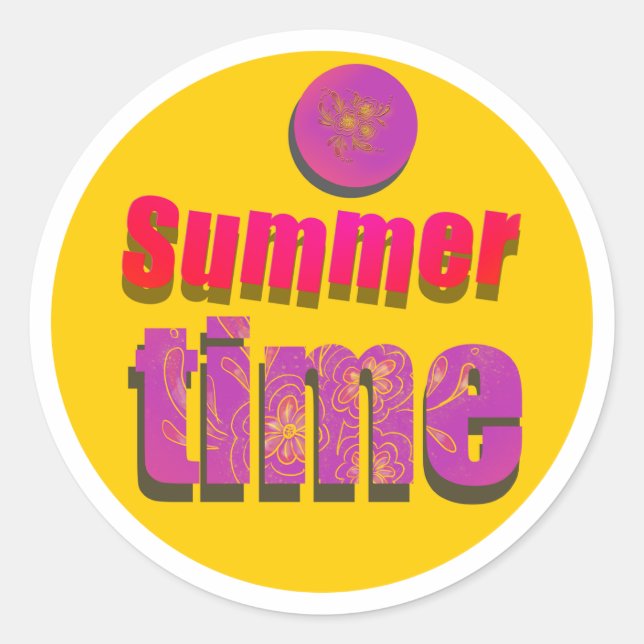 Summer time sticker (Front)