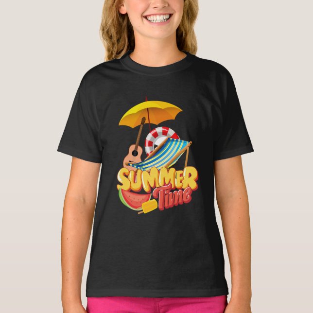 Summer time  T-Shirt (Front)