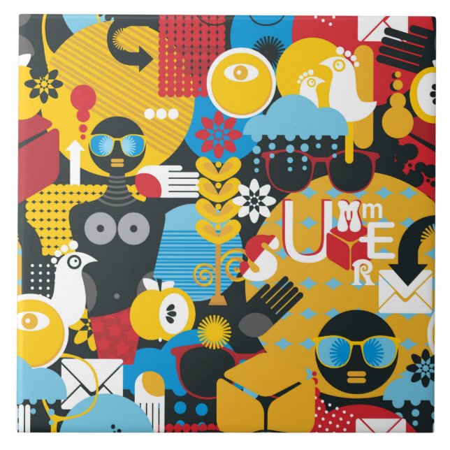 Summer time tile (Front)