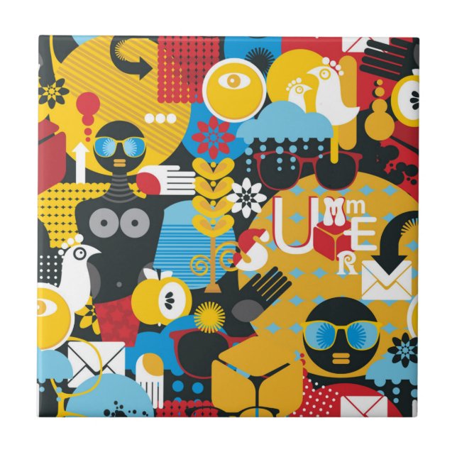 Summer time tile (Front)