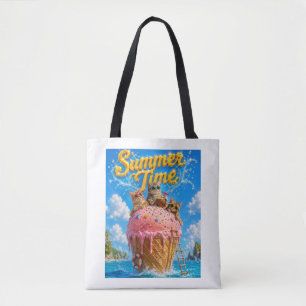 Summer time tote bag