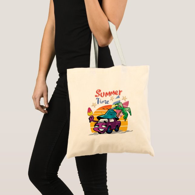 Summer Time Tote Bag (Front (Product))