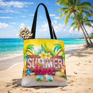 Summer Time Tote Bag