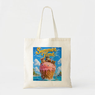 Summer time tote bag