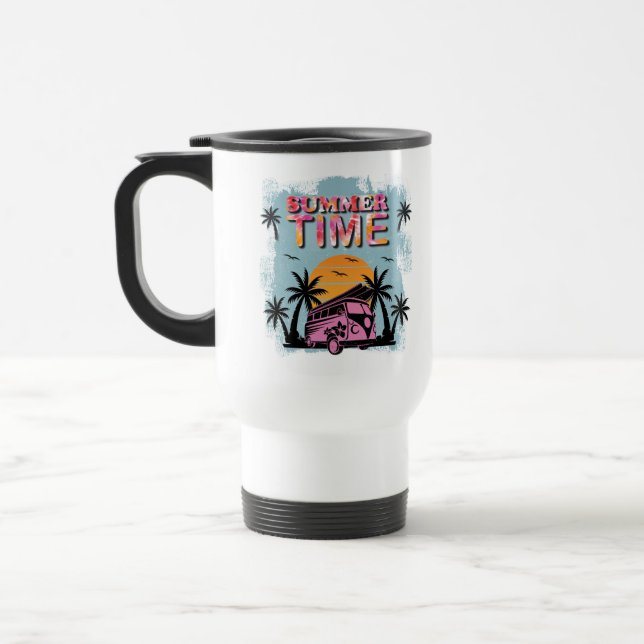 Summer Time Travel Mug (Left)