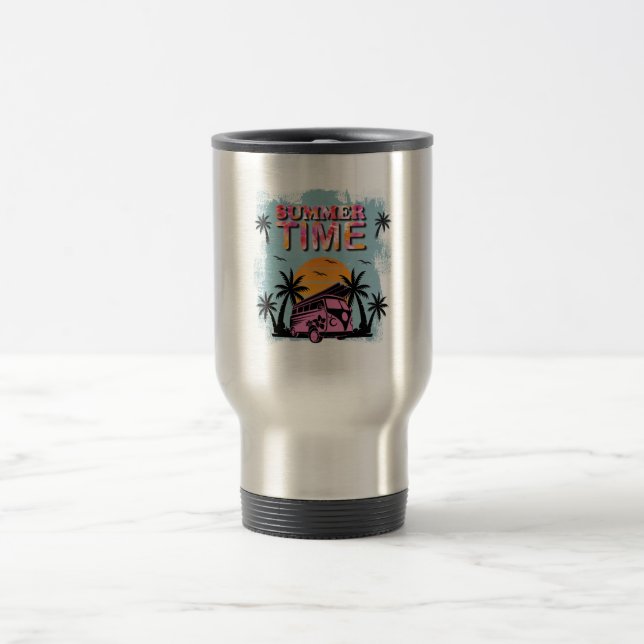 Summer Time Travel Mug (Center)