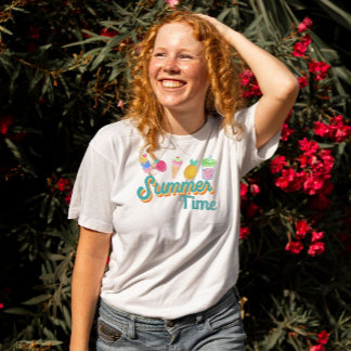 Summer time Vibes:  Vintage Groovy teal T-Shirt