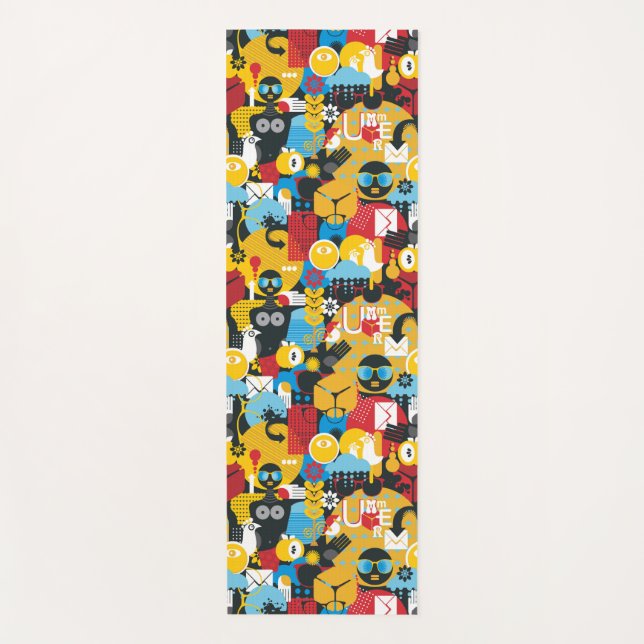 Summer time yoga mat (Front)