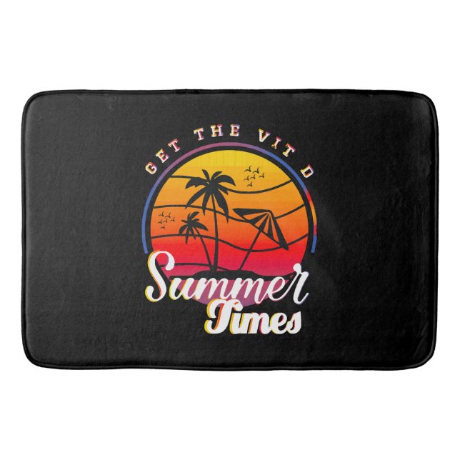 Summer Times Bath Mat (Front)