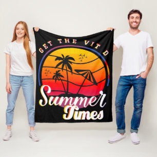 Summer Times Fleece Blanket