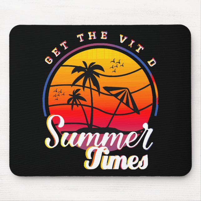Summer Times Mouse Mat (Front)