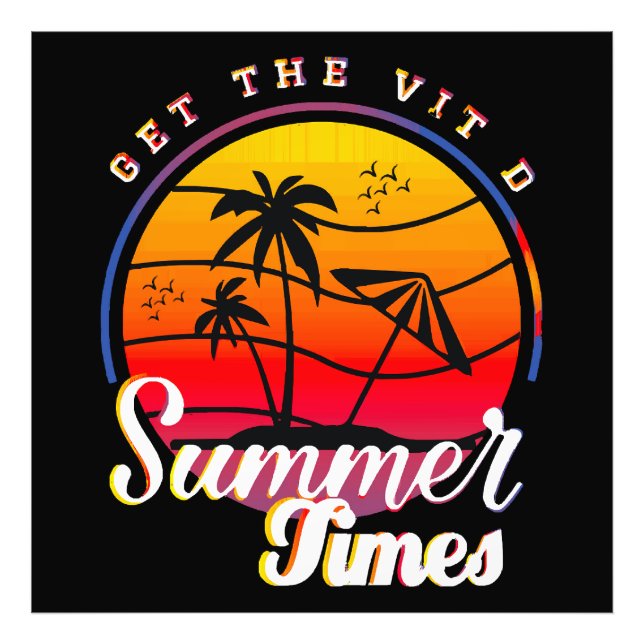 Summer Times Photo Print (Front)