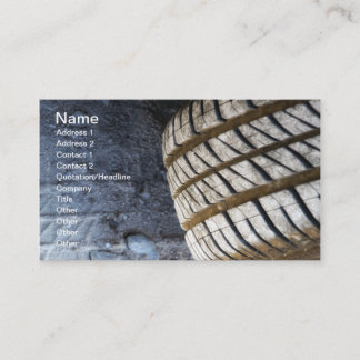 Summer tire business card