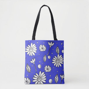 Summer Tote In Dark Blue Bag