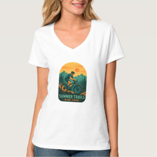 Summer Trails Ride Free – Mountain Bike Adventure T-Shirt