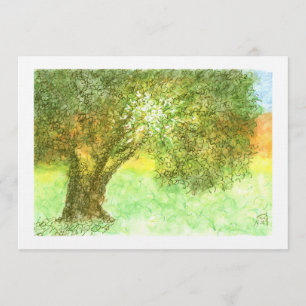 Summer Tree Aleph Bat/Bar Mitzvah  Invitation