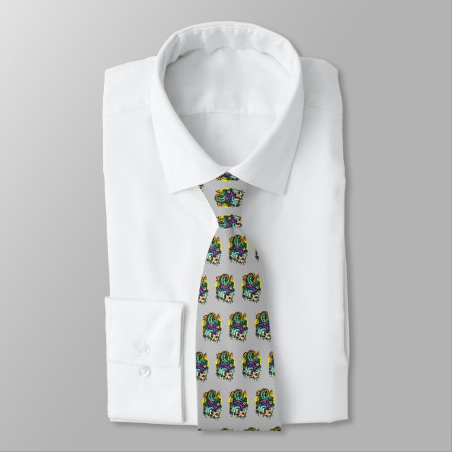 Summer Tree Frog Tie (Tied)