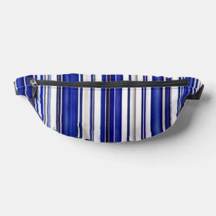 Summer Trendy Navy Blue Boat Stripes Collection Bum Bags