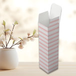 Summer tropical  pastel pink lines wine box<br><div class="desc">Get ready to jazz up your summer shindigs with our Summer Tropical Pastel Pink Lines wine box! This snazzy box is the perfect way to present your favourite bottle of wine at any summer fiesta, from poolside gatherings to backyard BBQs. The playful tropical pastel pink lines theme brings a splash...</div>