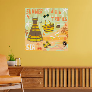 Summer Tropics Poster
