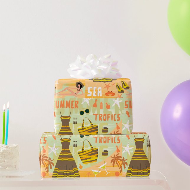 Summer Tropics Wrapping Paper (Creator Uploaded)