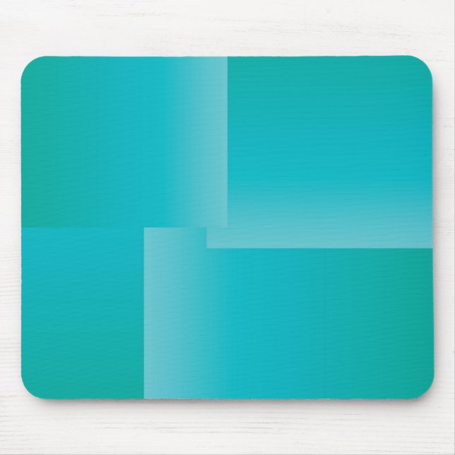 Summer Turquoise Gradient Mouse Mat (Front)
