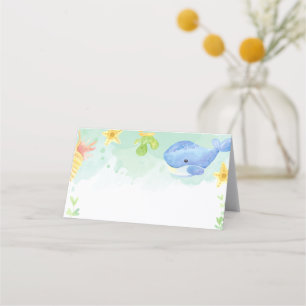 Summer Under the Sea Baby Shower Place Card