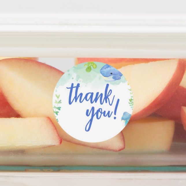 Summer Under the Sea Baby Shower Thank you (Affixed)