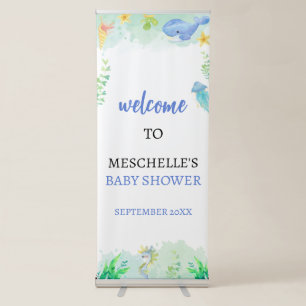 Summer Under the Sea Baby Shower Welcome Sign