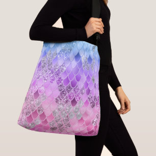 Summer Unicorn Mermaid Scales 1 Crossbody Bag