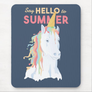 Summer Unicorn Mouse Mat