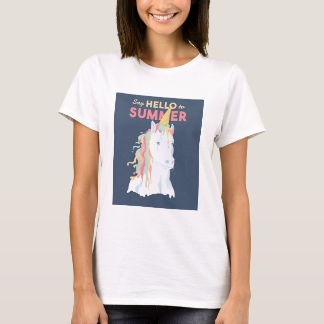 Summer Unicorn T-Shirt (Front)