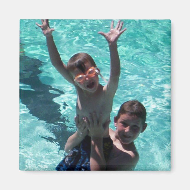 Summer Vacation at the Grandparents Photo Magnet (Front)