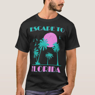 Summer Vacation Escape To Florida US Gifts T-Shirt