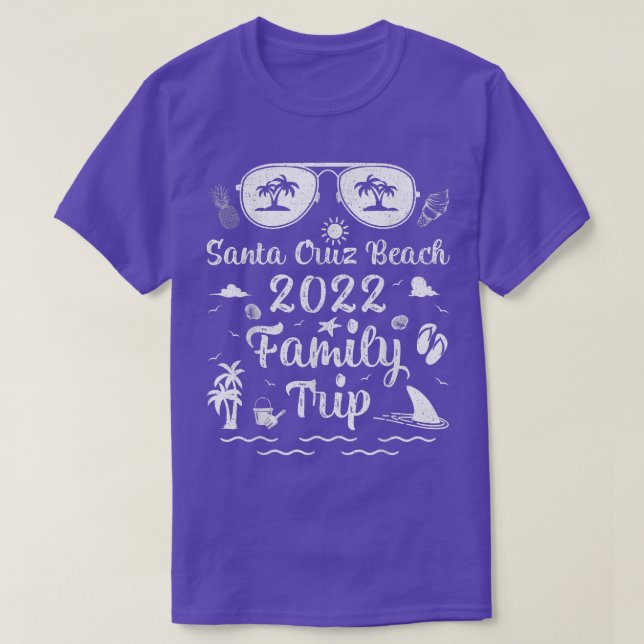 Summer Vacation Family Trip 2022 California Santa  T-Shirt (Design Front)