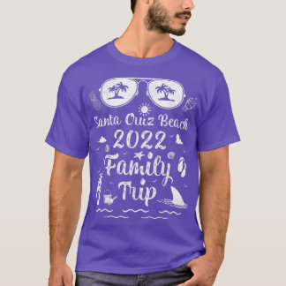 Summer Vacation Family Trip 2022 California Santa  T-Shirt