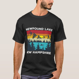 Summer Vacation Fishing Vintage Retro Newfound Lak T-Shirt