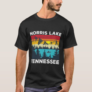 Summer Vacation Fishing Vintage Retro Norris Lake  T-Shirt