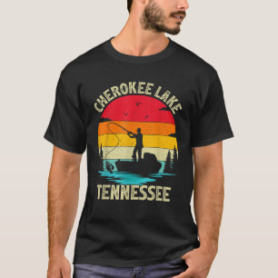 Summer Vacation Fishing Vintage Tennessee Cherokee T-Shirt