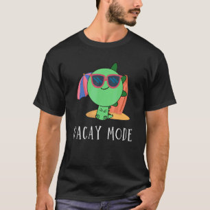 Summer Vacation For Teens Vacay Mode Dinosaur Desi T-Shirt