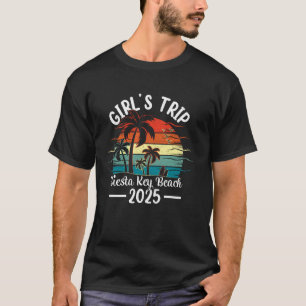 Summer Vacation Girls Trip 2025 Florida Siesta Key T-Shirt